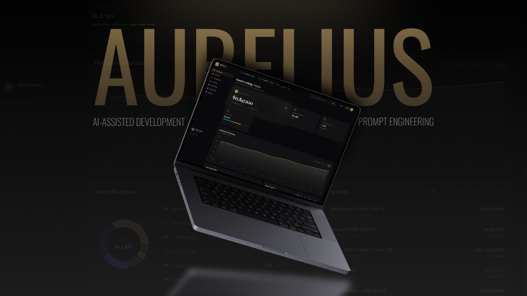 Aurelius Fintech Mockup